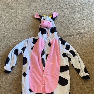 Cow onesie for adult